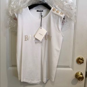 T-shirt Balmain women white 34 French XS US